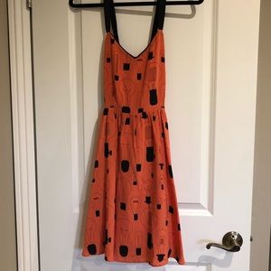 Harlyn Orange Light Bulb Dress